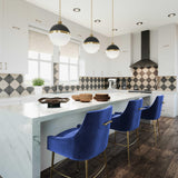 Beatrix Velvet Stool