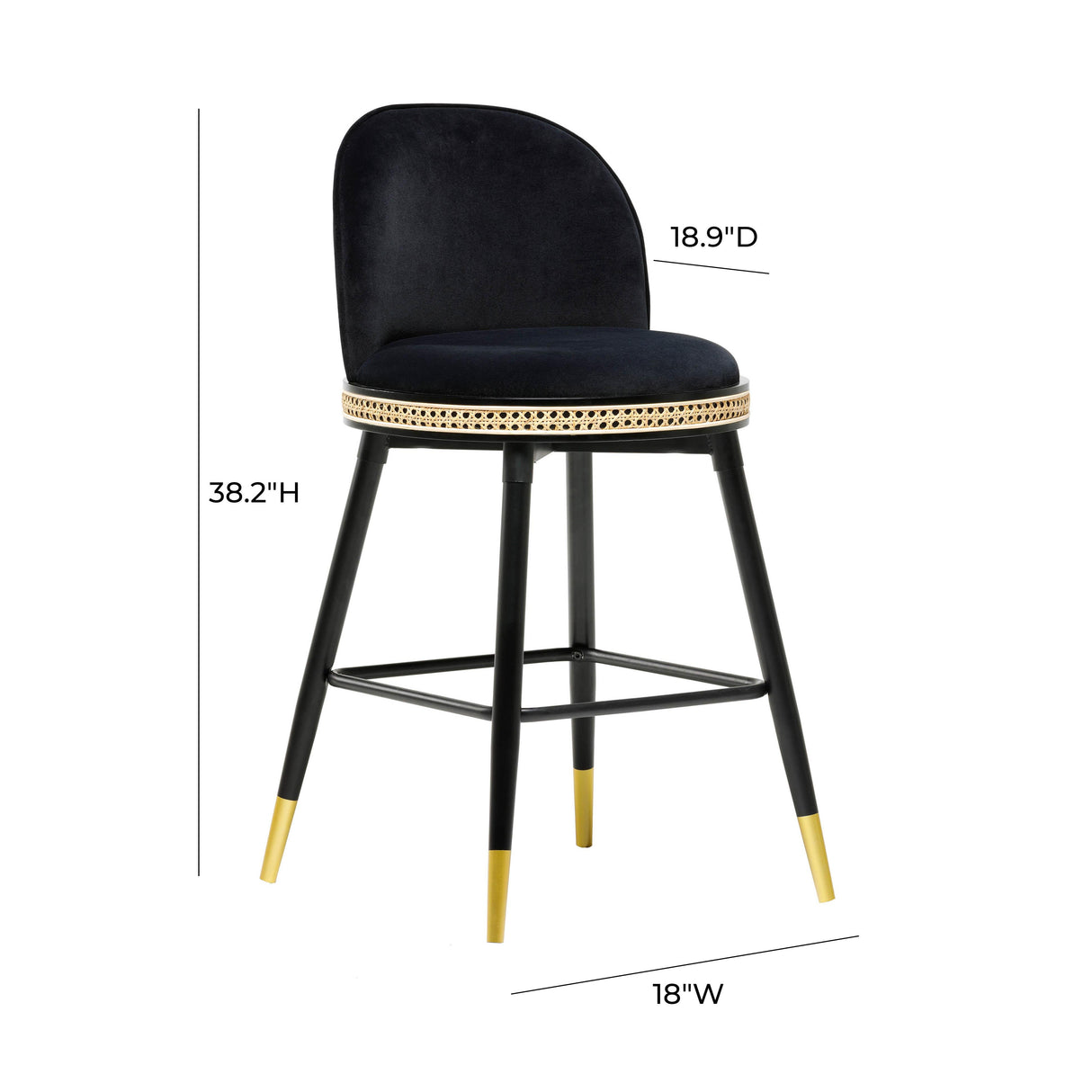 Harley Velvet Stool