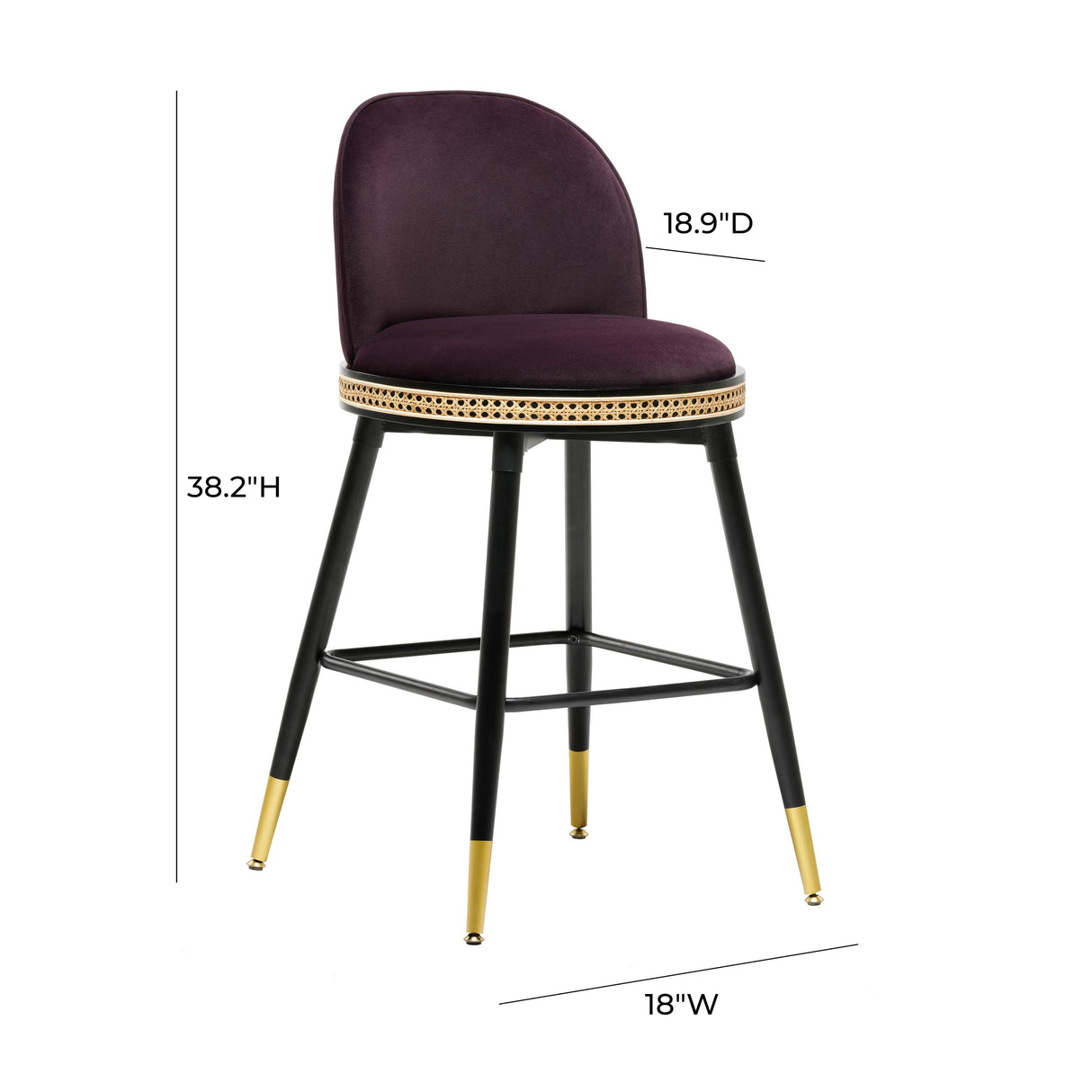 Harley Velvet Stool