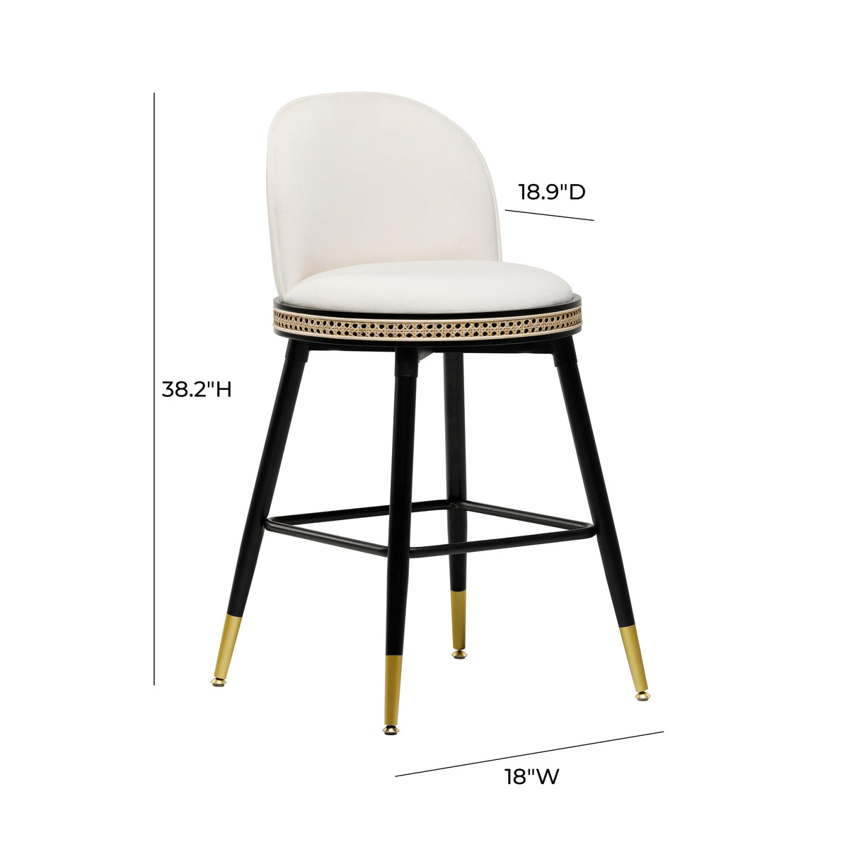 Harley Velvet Stool