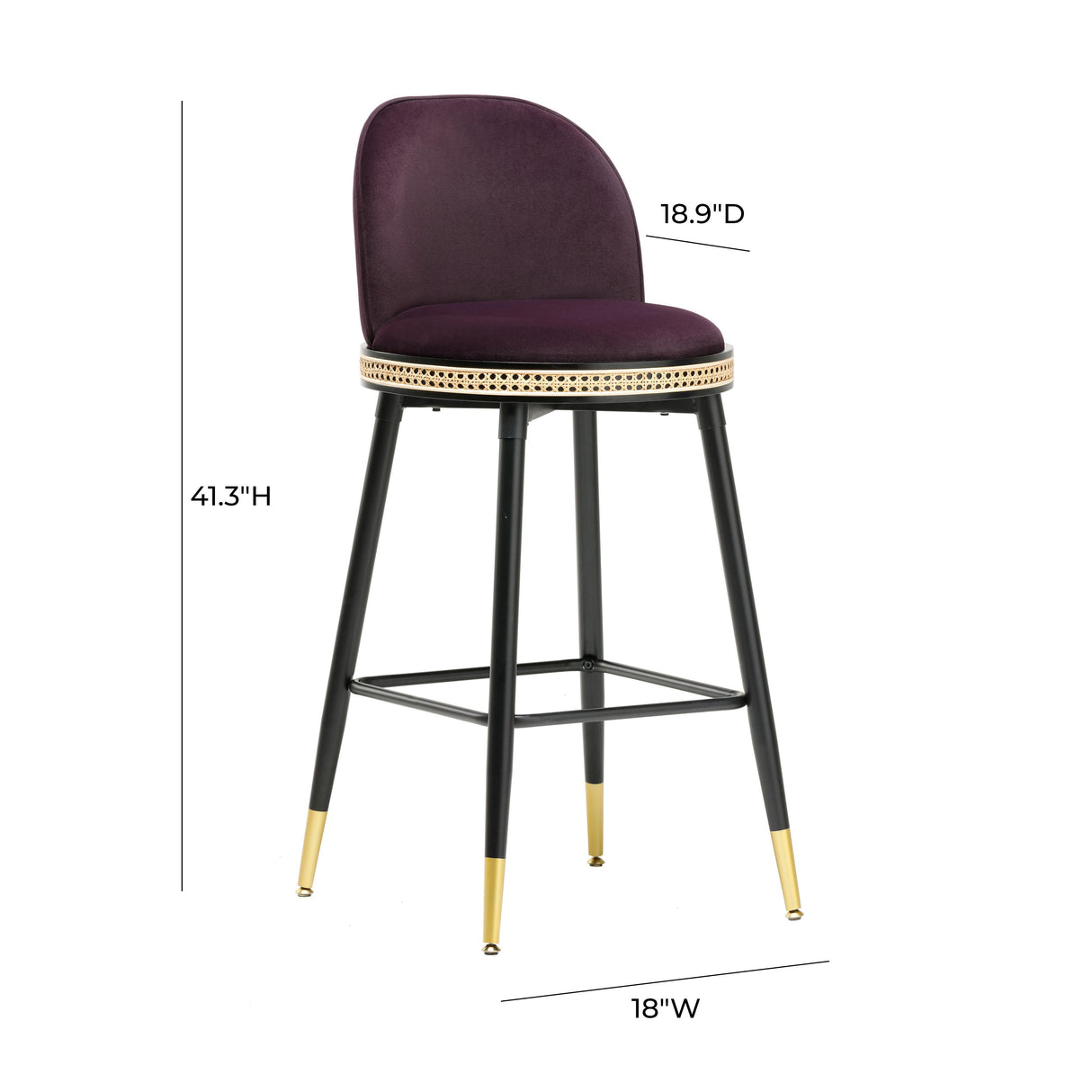 Harley Velvet Stool