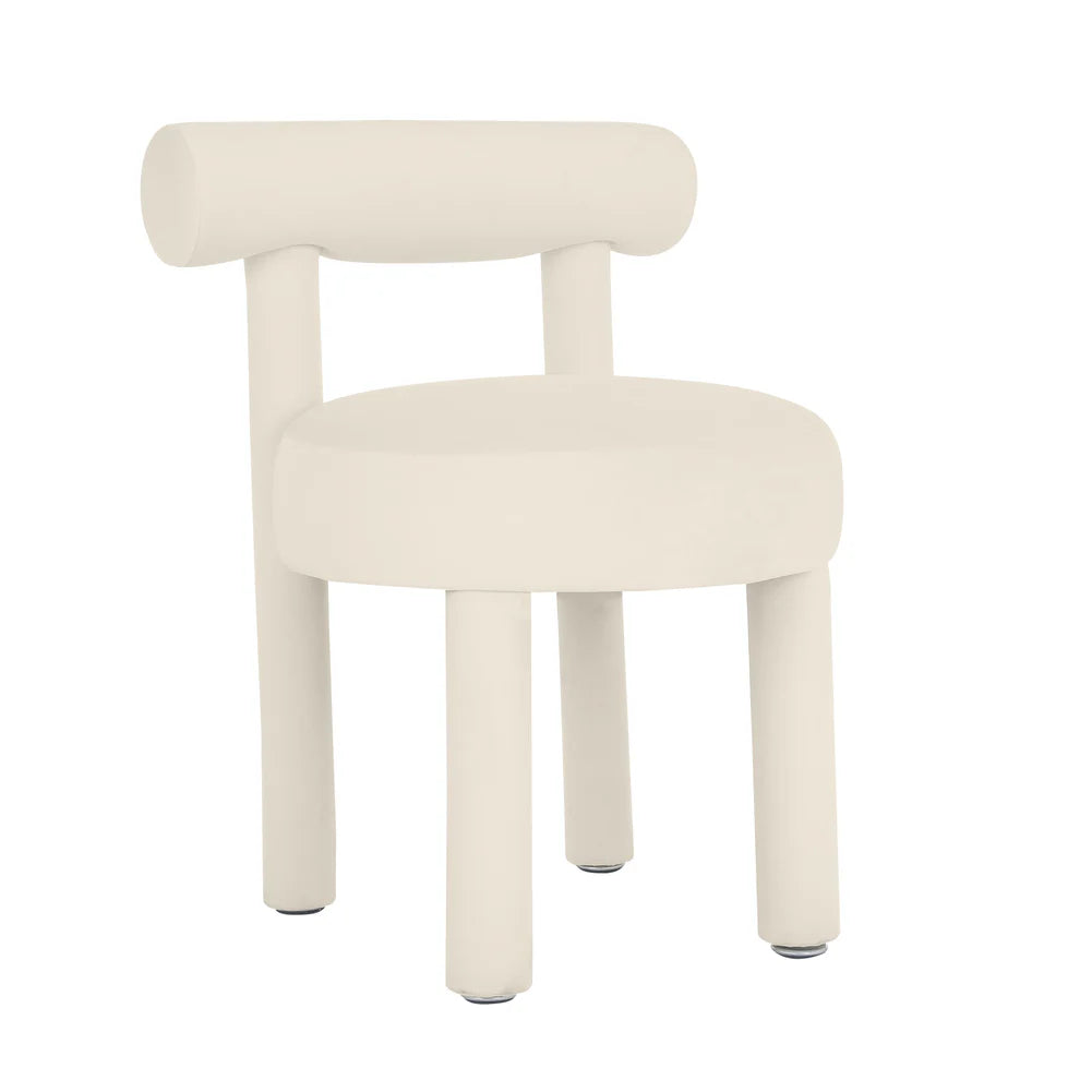 Carmel Black Velvet Dining Chair