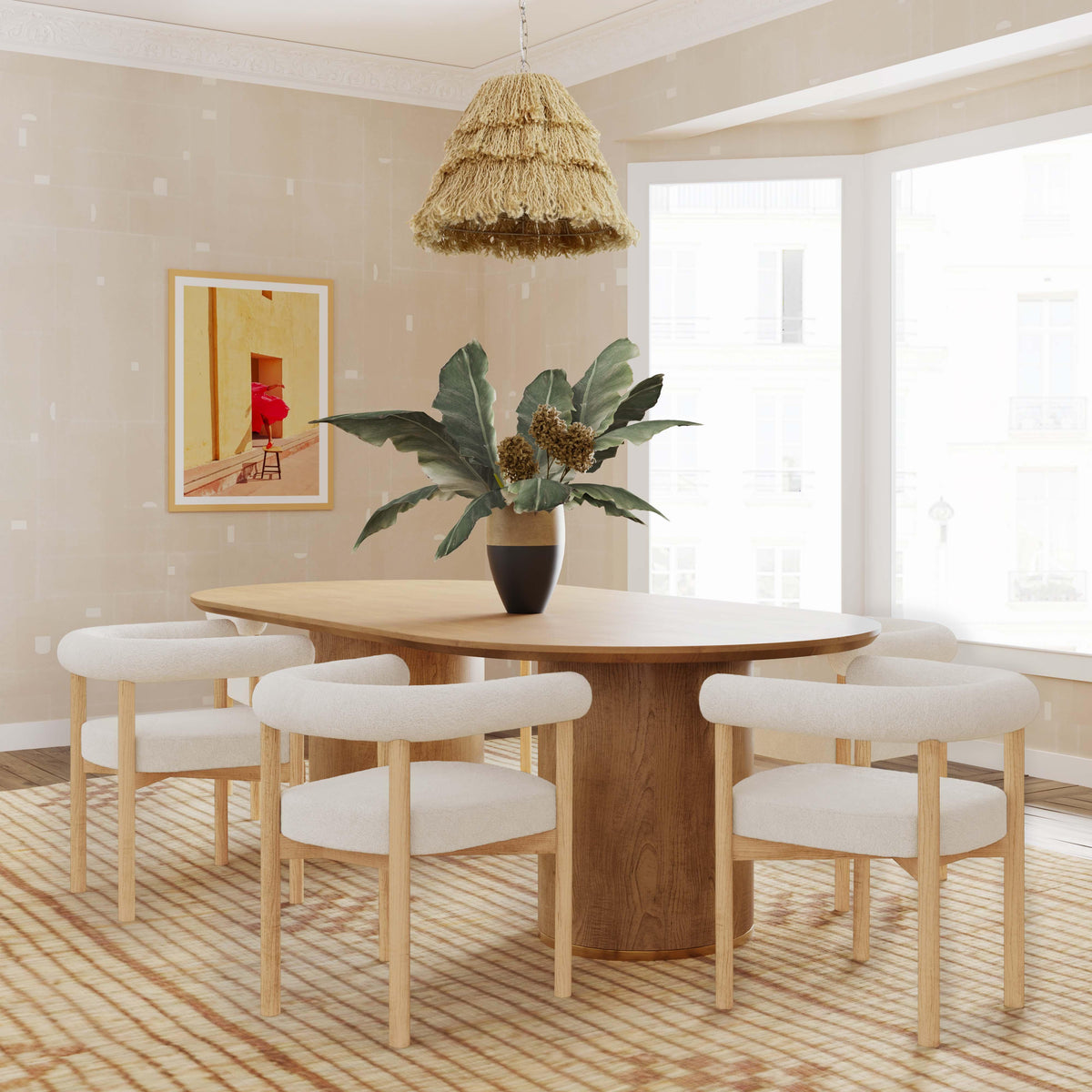 Spara Performance Boucle Dining Chair - View 2