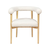 Spara Black Performance Boucle Dining Chair