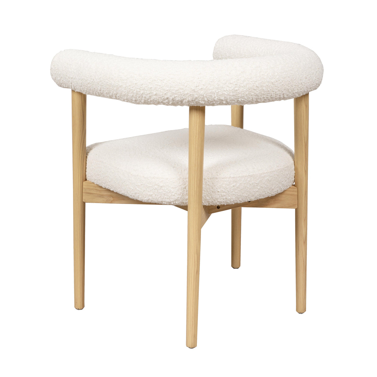 Spara Black Performance Boucle Dining Chair