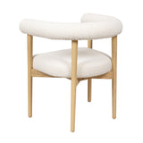 Spara Black Performance Boucle Dining Chair