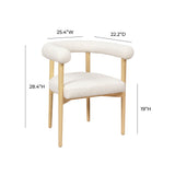 Spara Performance Boucle Dining Chair - View 6