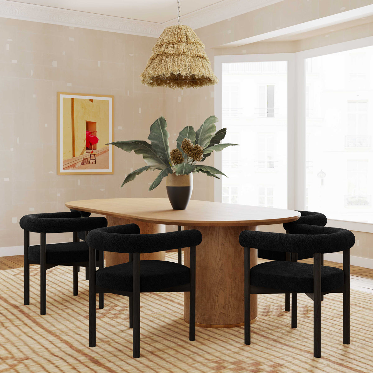 Spara Performance Boucle Dining Chair - View 8