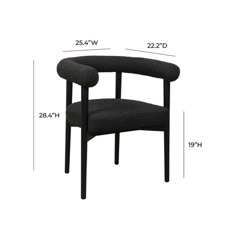 Spara Performance Boucle Dining Chair - View 12