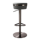 Astro Woven Performance Vegan Leather Adjustable Stool