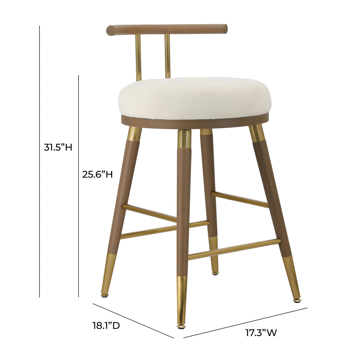 Juniper Velvet Stool
