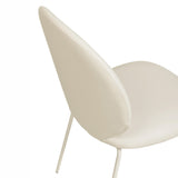 FOAK Lauren minimalist dining chair shown in breakfast nook setting