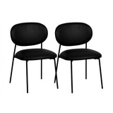 McKenzie Performance Vegan Leather Stackable Dining Chair - Set of 2