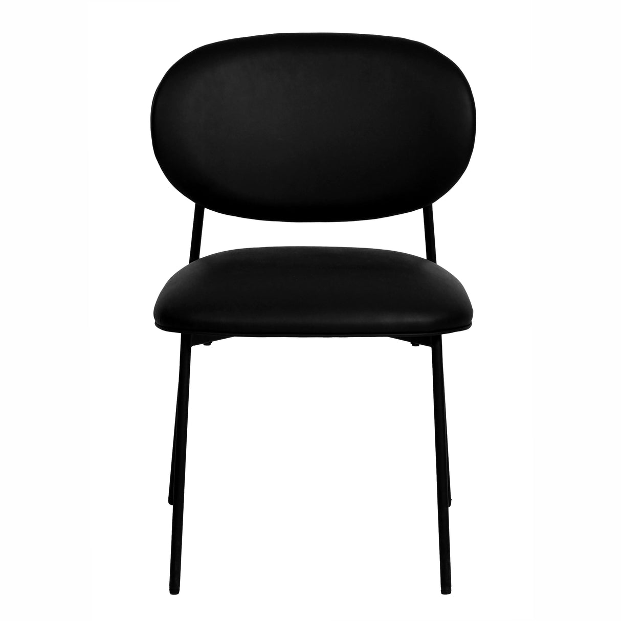 McKenzie Performance Vegan Leather Stackable Dining Chair - Set of 2