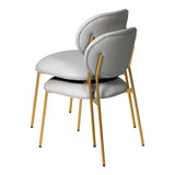 McKenzie Performance Vegan Leather Stackable Dining Chair - Set of 2