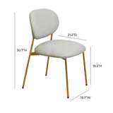 McKenzie Performance Vegan Leather Stackable Dining Chair - Set of 2