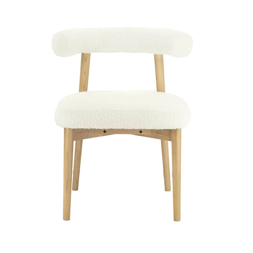 Spara Black Performance Boucle Side Chair
