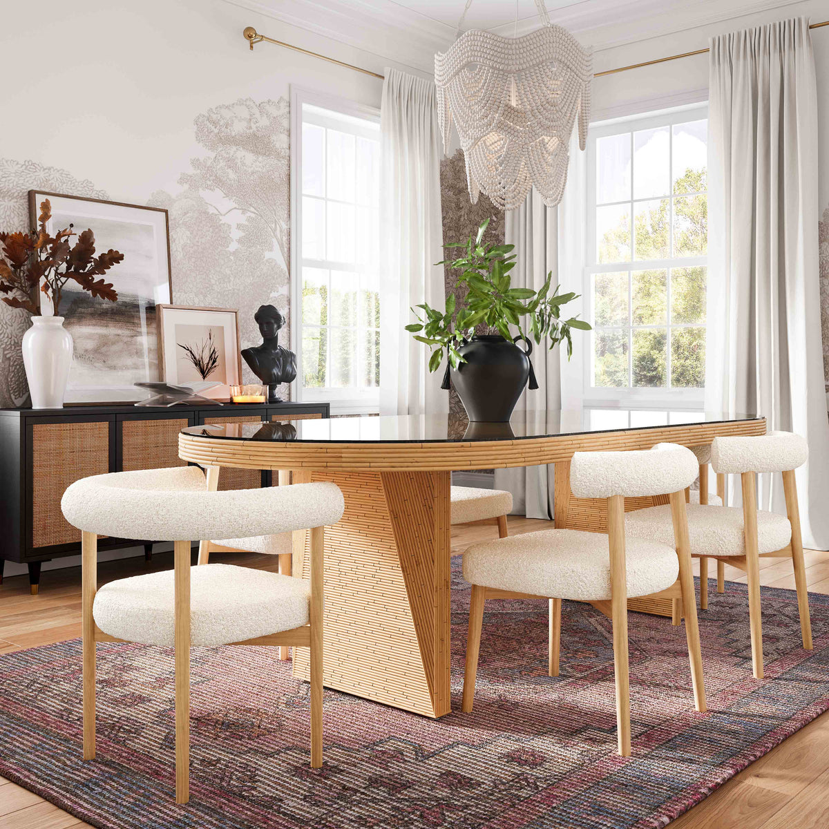 Spara Performance Boucle Side Chair - View 2