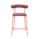 Liliana Mauve Performance Velvet Counter Stool