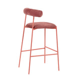Liliana Mauve Performance Velvet Counter Stool