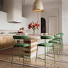 Liliana Mauve Performance Velvet Counter Stool