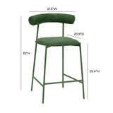 Liliana Mauve Performance Velvet Counter Stool