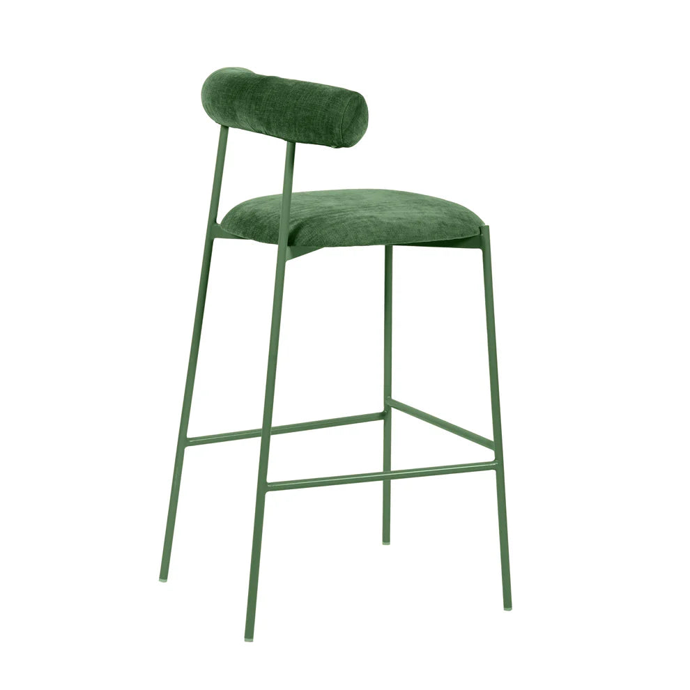 Liliana Mauve Performance Velvet Counter Stool