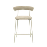 Liliana Mauve Performance Velvet Counter Stool
