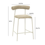Liliana Mauve Performance Velvet Counter Stool