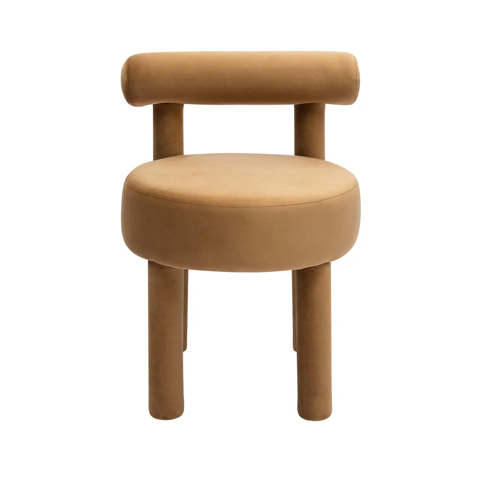 Carmel Black Velvet Dining Chair