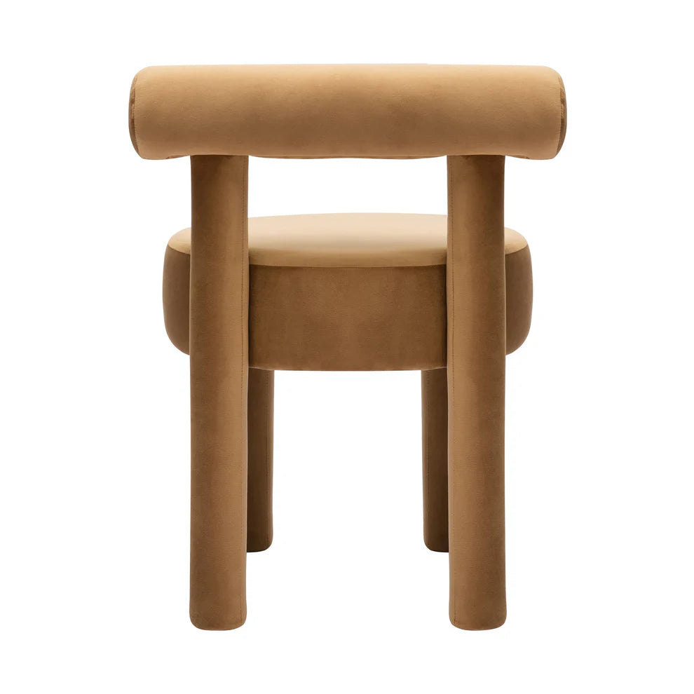 Carmel Black Velvet Dining Chair