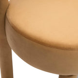 Carmel Black Velvet Dining Chair
