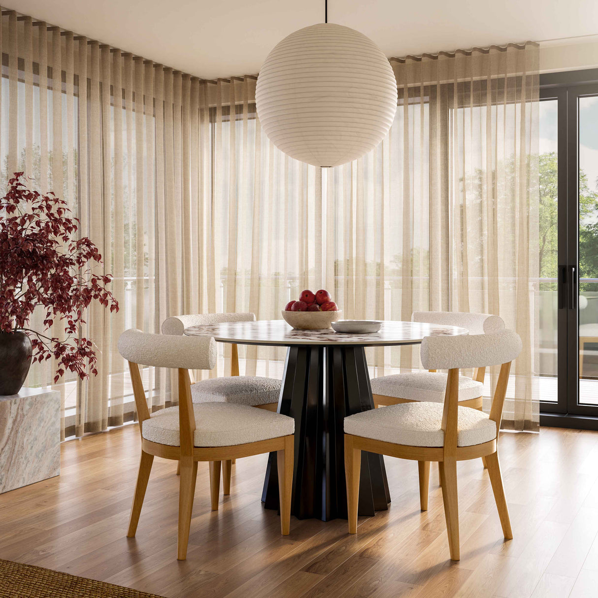 Palla Performance Boucle Dining Chair