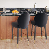 Hailey Velvet Stool