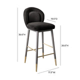 Hailey Velvet Stool