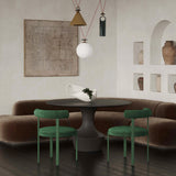 Margaret Performance Chenille Bolster Back Dining Chair