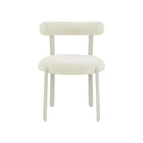 Margaret Performance Chenille Bolster Back Dining Chair