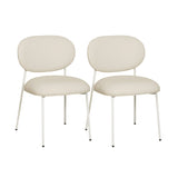 McKenzie Performance Vegan Leather Stackable Dining Chair - Set of 2