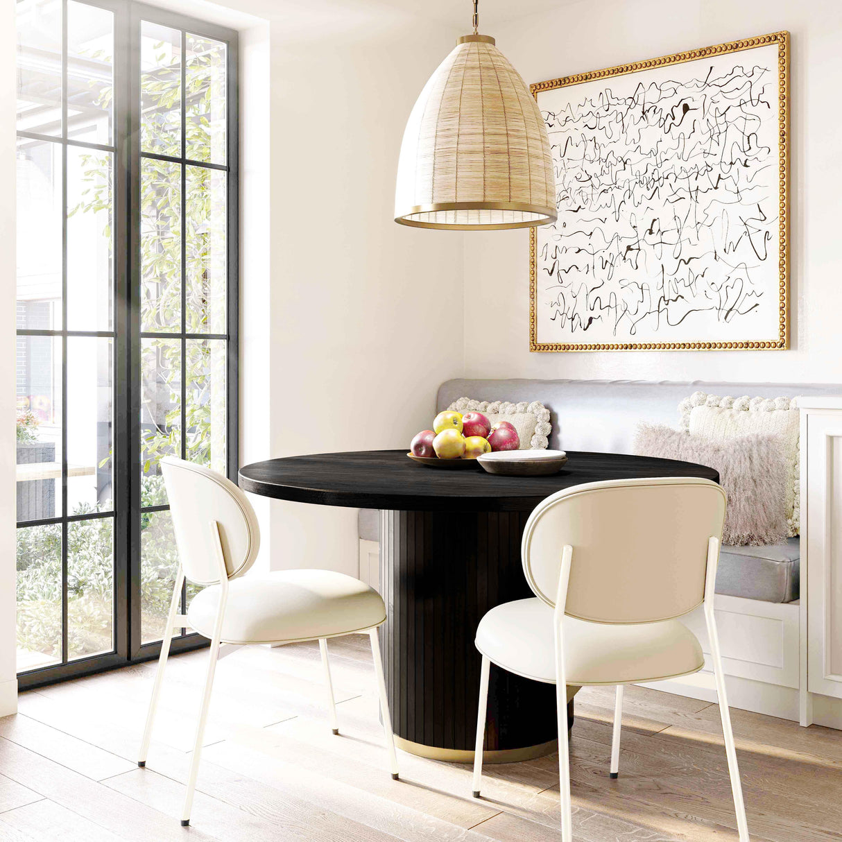 McKenzie Performance Vegan Leather Stackable Dining Chair - Set of 2