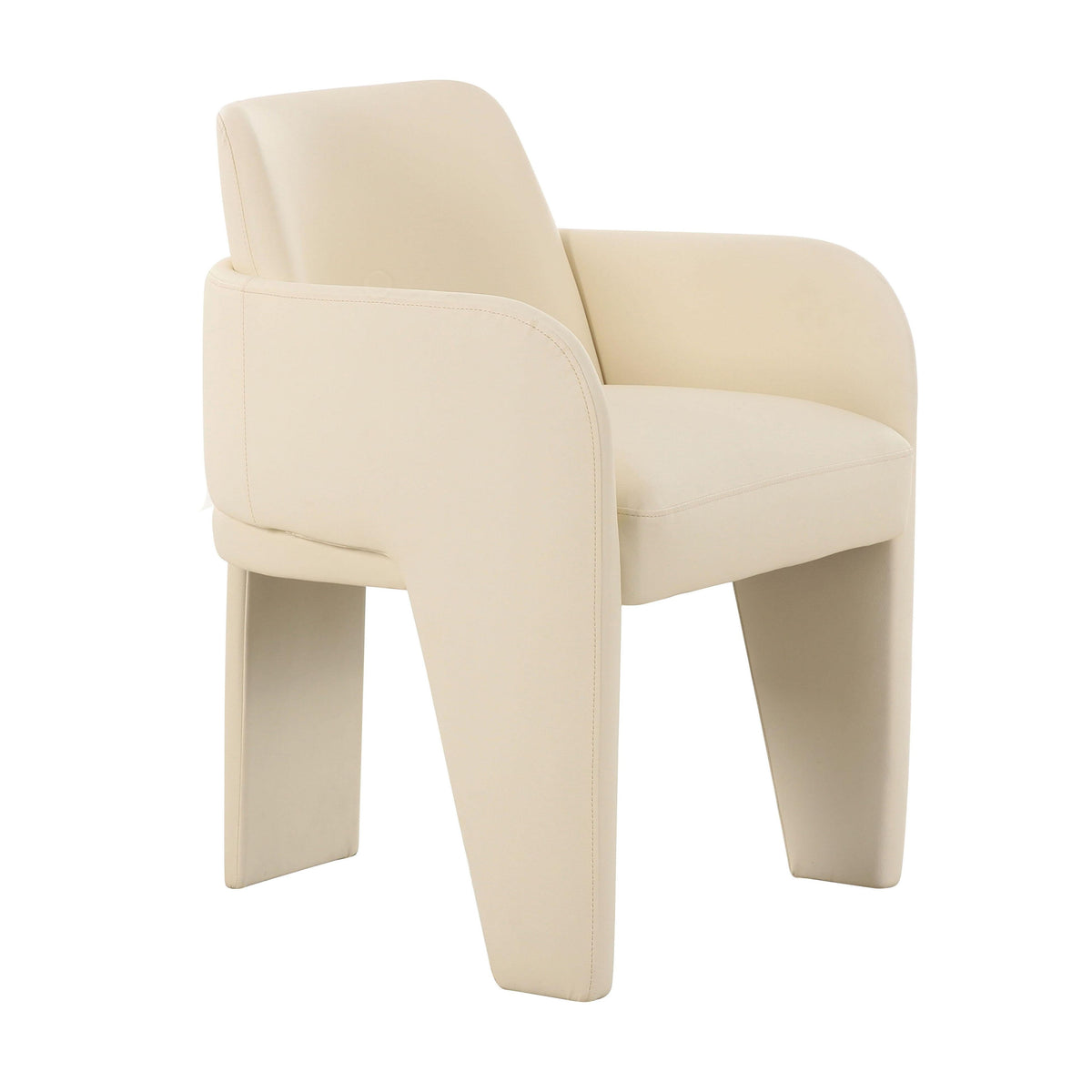Leo Performance Vegan Leather Dining Chair - View 1