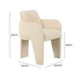 Leo Performance Vegan Leather Dining Chair - View 6