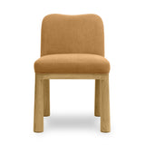 Tiara Performance Velvet and Oak Dining Chair