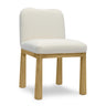 Tiara Performance Velvet and Oak Dining Chair