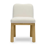 Tiara Performance Velvet and Oak Dining Chair