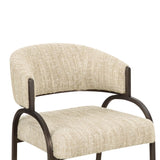 Tatum Taupe Textured Performance Boucle Dining Chair