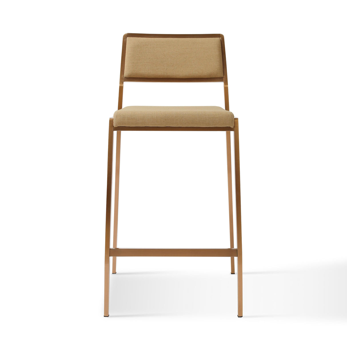 Gale Tan Basketweave Stackable Stool - Set of 2