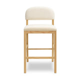 Calla Performance Velvet Counter Stool