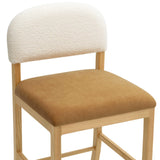 Calla Performance Velvet Counter Stool