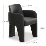 Leo Performance Vegan Leather Dining Chair