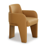 Leo Performance Vegan Leather Dining Chair - View 13
